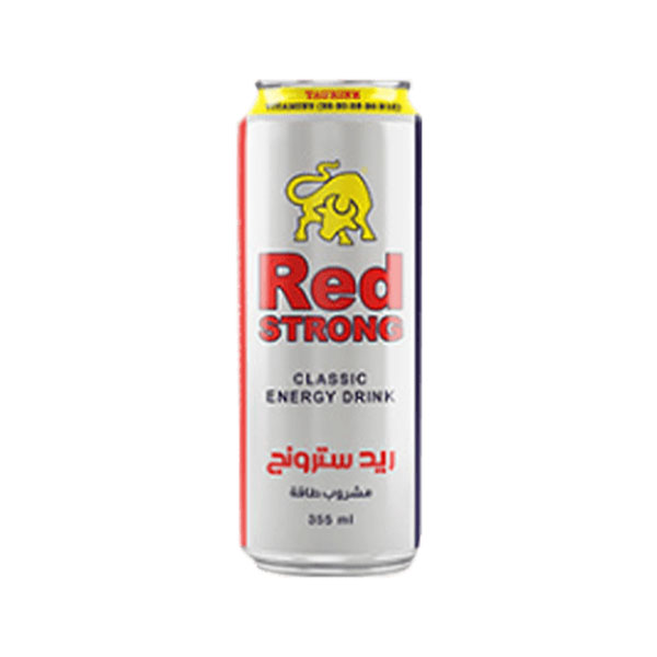 Red Strong Energy Drink Can 250ml 